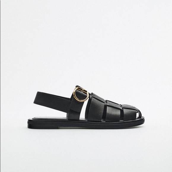 Zara | Shoes | Zara Leather Fisherman Sandals | Poshmark